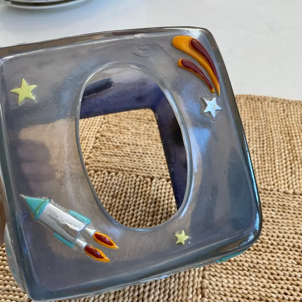 Laura Ashley Space Exploration‎ Square Tissue Box Cover